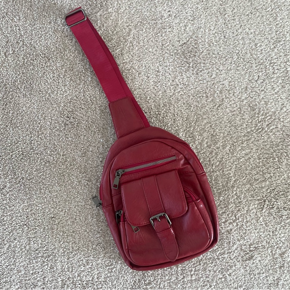 SOLD | Red Crossbody bag